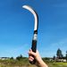 Zenport K310 Brush Clearing Hand Sickle With 9 Inch Steel Blade For Garden And Machete Use_desvips.com