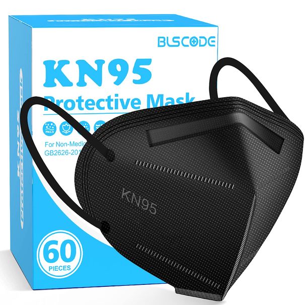 KN95 Face Mask 60 Pack Individually Wrapped 5-Layer Face Masks With Filter Efficiency Of 95% Or Higher_desvips.com