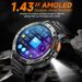 For Huawei Xiaomi New AMOLED Smart Watch Men With Flashlight Sports Waterproof Fiess Tracker Bluetooth Call Smartwatch_desvips.com