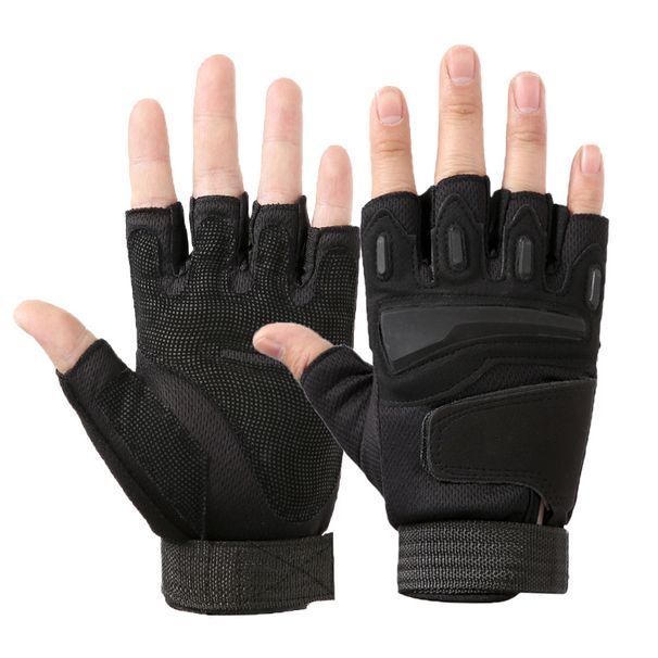 Men's Sports Summer Special Forces Shock Absorption Wear-resistant Outdoor Fingerless Fitness Non-slip Cycling_desvips.com