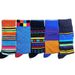 NEW 5 Pairs/Pack Happy Men Playing Cards Motorcycle Bick Strawberry Abstract Letters AB Art Flowers Pattern Funny Socks_desvips.com