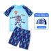 Children's Swimsuit Boys Astronaut Spider Cartoon Training Suit Arm Ring Swimming Goggles Set_desvips.com