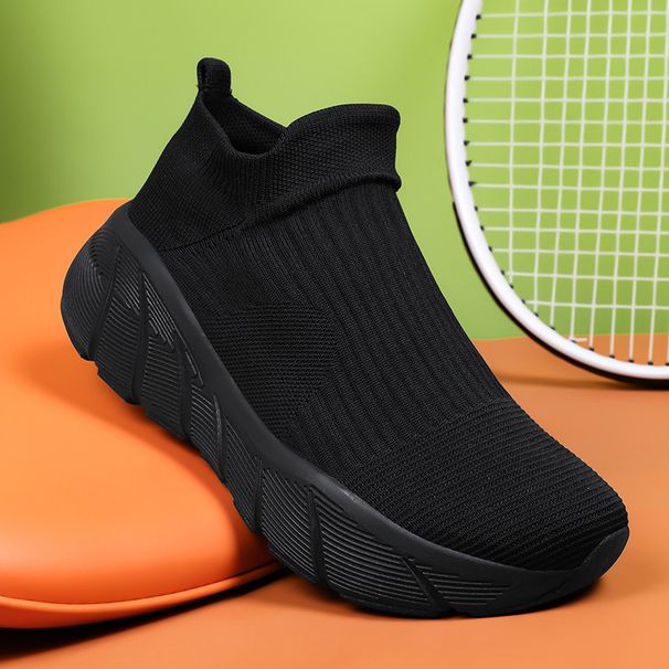 Classic Original Black Red Men's Running Sneakers Unisex Breathable Platform Big Size 46 Summer Socks Shoes Trainers Men_desvips.com