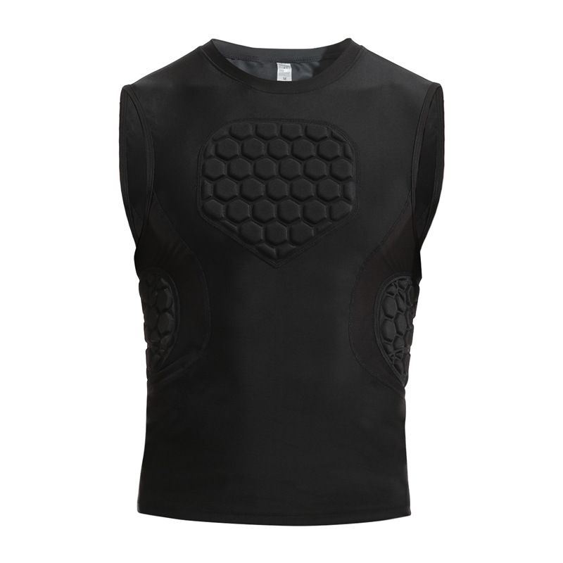Anti Collision Spot Basketball Vest Breathable Mesh Chest And Waist Protector For Soccer And Rugby Honeycomb Sports Protective Gear_desvips.com
