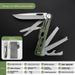 Zhiwei Pioneer 3.0 Military Green D2 Steel Multi-Functional Folding Tool Outdoor Portable Pocket Swiss Army Knife_desvips.com