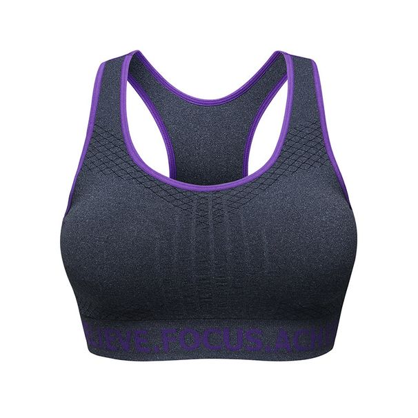 Sports For Women Fitness Running Shaping Push-Up Bra Wireless Yoga Letter Tank Top Tight Lightweight Compression_desvips.com