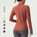 Sports Jacket Yoga Fitness Slim Fit Workout Long Sleeve Women Autumn Winter Running Quick Dry Outerwear Top_desvips.com