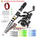 Beginner Ultra Short Sea Fishing Gear Lure Reel Portable Casting Rod Full Set Fish Hooks Hard Bait_desvips.com