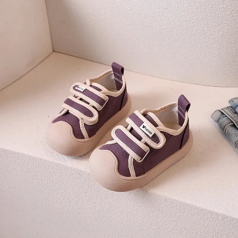 2024 New Kids Canvas for Girls Boys Soft Sole School Sneakers Child Toddler Casual Sports Shoes Baby Walkers 240912_desvips.com