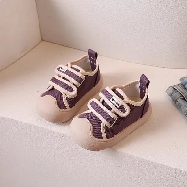 2024 New Kids Canvas for Girls Boys Soft Sole School Sneakers Child Toddler Casual Sports Shoes Baby Walkers 240912_desvips.com