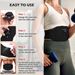 EMS Muscle Patch With Display Charging Model Washable Cloth Lazy Home Fitness Waist Belt Abdominal Trainer_desvips.com