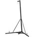 Support De Sac De Frappe Sur Pieds Pliable Réglable En Hauteur Avec Base Lestée Charge Max. 60 Kg Acier Noir_desvips.com