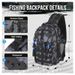 Fishing Tackle Backpack With Rod Holder 40L With Cooler Fishing Tackle Bag Fishing Equipment_desvips.com