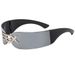 001 High-end Outdoor Hiking Sunglass Mountaineering Ski Goggl Unisex Futuristic Punk Framels Integrated Sunshade_desvips.com