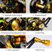 Water Drop Wheel Metal 3+1BB Lure 7.2:1 Black Sea Reel Fishing Gear_desvips.com