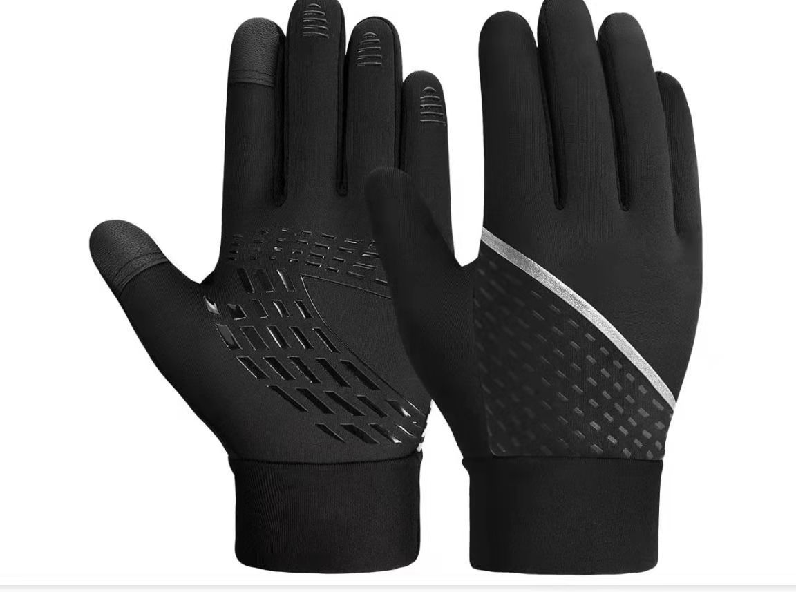 New Children's Bicycle Riding Gloves Warm Non Slip Waterproof Touch Screen Outdoor Sports Ski Full Finger Gloves_desvips.com