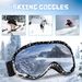 Cross-border Ski Goggles, HD Anti-glare Large Spherical Snow Goggles, Can Fit Prescription Glasses / HX20 Double-layer Anti-fog_desvips.com