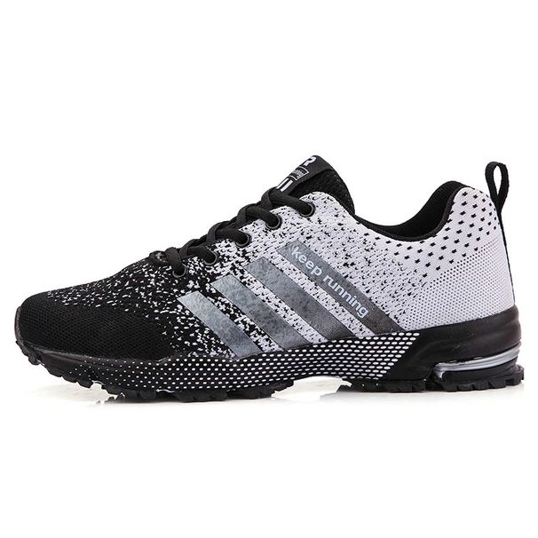 Men's Fashion Blue Mesh Running Sneakers_desvips.com