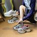 Ins Korean Version New Dad For Women 2025 Spring Student Sports Running Casual Shoes With Thick Sole Increased Y2581_desvips.com