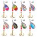 Fishing Tools Lure Rotating Composite Sequin Bag Set External Bag Set 16 Pieces Hand Cranked Metal Lure Sequins_desvips.com
