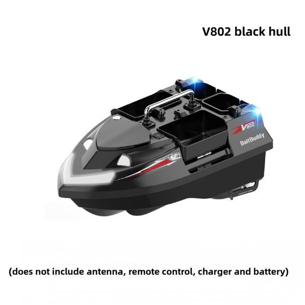 V802 Dual Antenna Nesting Boat High Efficiency Fishing 4 Feed Hoppers 3KG Large Capacity Bait Intelligent Control_desvips.com