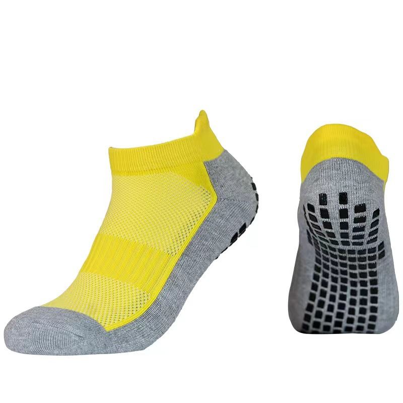 Mailibang Boat Socks Sports Socks Towel Bottom Non Slip Film Silicone No Fall Heel Socks Basketball Football Socks Dotted Socks_desvips.com