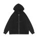 Men's Clothing sweatshirt zipper hoodie blank cardigan zipper hoodie sweatshirt _desvips.com