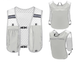 Portable Water Bottle Outdoor Sports , Hiking, Cross-country Cycling Vest Bag, Lightweight Mobile Phone Storage_desvips.com