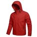 Mens Outdoo Watepoof Windpoof Hoodie Coats Lightweight Cycling And Hiking Raincoat Wok Jacket Man Climbing_desvips.com