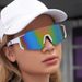 New Polarized Square Frame Sunglasses For Men Outdoor Riding Windproof Sunglasses_desvips.com
