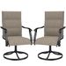 Murago Patio Chairs Set Of 2, Outdoor Chairs, Brown_desvips.com