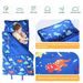 53 X 21 X 1.5 Inch Extra Large Toddler Nap Mat, Toddler Sleeping Bag With Removable Pillow, For Daycare & Preschool Kind_desvips.com