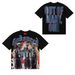 Double Sided Skull Basketball Player Graphic Short Sleeve T-shirt Men Loose Crew Neck Hip Hop Streetwear Black Cotton Casual Tee Top_desvips.com