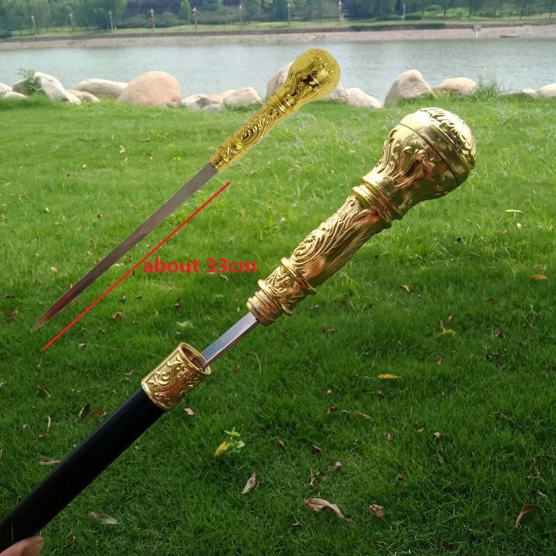 93cm Luxury Gold Handle Walking Stick Man Fashionable Cane Women Party Walking Canes Elegant Vintage Detachable Walking Cane_desvips.com
