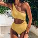 2025 New Bikini Off-Shoulder DJ Sexy Backless Photo Shoot Multicolor Women's Swimsuit Hot Spring_desvips.com