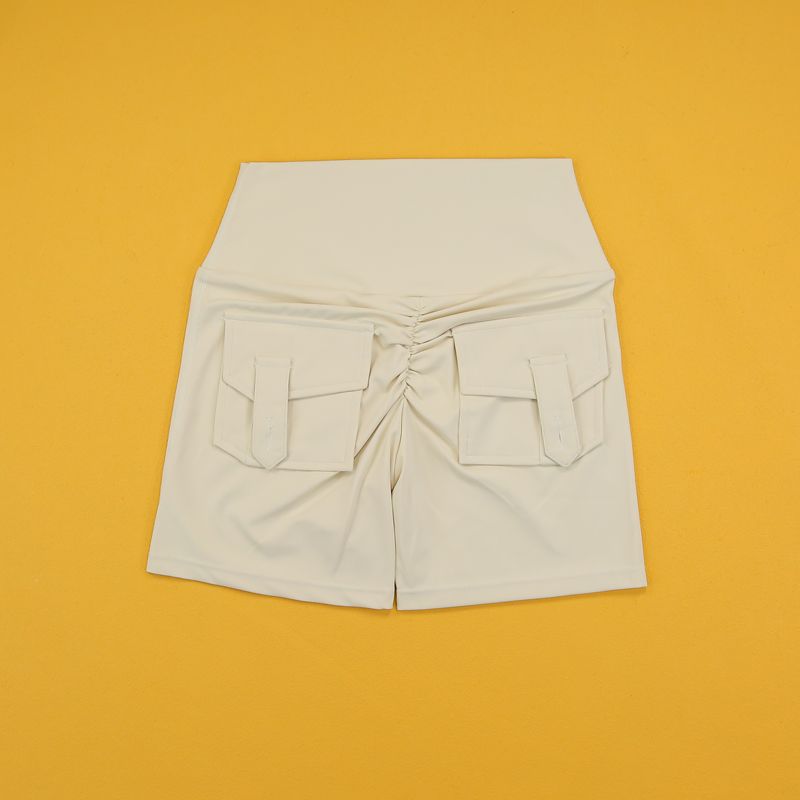 FYfever Vital Women's Quick-Dry Pocket Nude Training Fitness Women Sportswear Butt Lifting Peach Gym Yoga Shorts_desvips.com