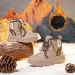 Infant Snow For Children 2024 Cute Cartoon Little Toddler Plush Thick Warm Cotton Shoes Happysteps Kids Winter Boots_desvips.com