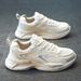 Men's Summer New Breathable Mesh Men's Sports Korean Version Versatile Small White Shoes, Thickness Running Casual Shoes_desvips.com