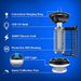 LUOJIBIE Outdoor Electric Bug Zapper With UV/LED Light And 4200V High Voltage, Waterproof Flying Insect Killer For Backyard Patio, Indoor Mosquito Zap_desvips.com