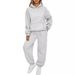 2025 Women Home Sports Sweatshirt Jogger Casual Pants Independent Station_desvips.com