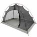 Minimalist Mosquito Net - Gray And Black - Mesh, Polyethylene, And Polypropylene - Matte Surface - For Outdoor Use_desvips.com