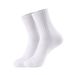 Unisex Cotton Crew Socks For Fitness & Daily Wear - Breathable, Moisture-Wicking, Odor-Resistant - Black/White (One Size Fits Most)_desvips.com