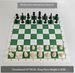 Cross-Border International Western PVC Leather Chessboard Outdoor Folding Portable Children's Chess Large Size Wholesale_desvips.com