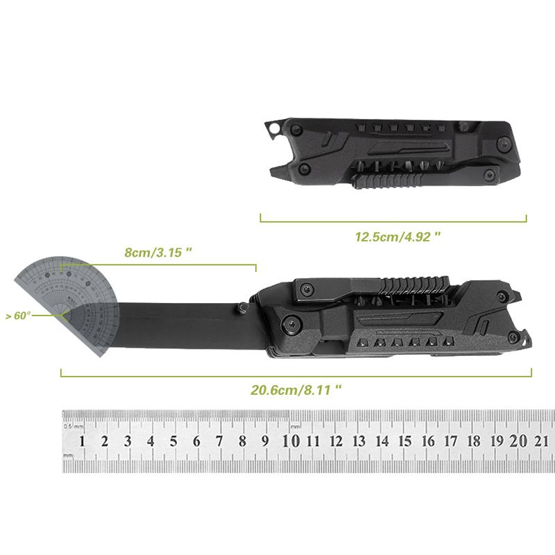 Cross-Border European And American Market Pocket 23-in-1 Multi-Functional Folding Knife Self-Defense Outdoor Tool_desvips.com