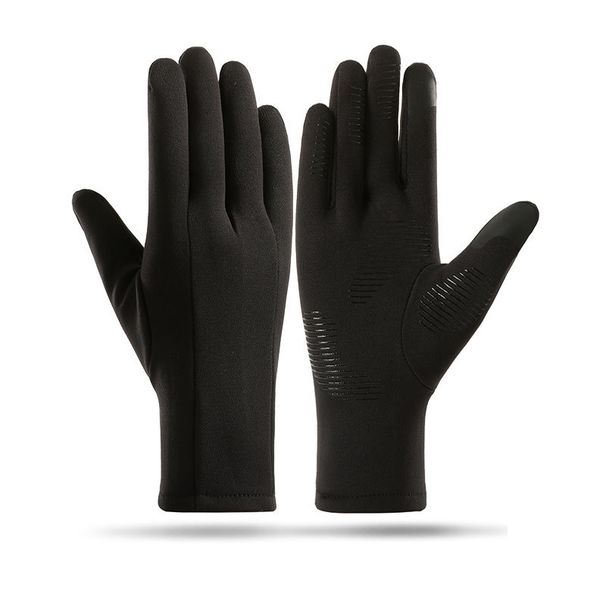 Cycling Gloves Outdoor Warm Gloves Touch Screen Full Finger Open Finger Windproof Plus Fleece Sports Running Mountaineering Cycling Skiing Liner_desvips.com