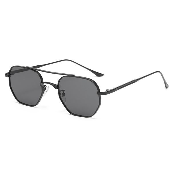 Hiking Retro Double Bridges Peach Pilot Anti Light Glasses Women Men Designer Luxury Metal Frame Shades New Fashion Eyewear_desvips.com
