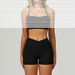Cross-Border Barely-There Beautiful Back Yoga Clothes For Women High Waist Tight Running Fitness Tank Top Shorts Set_desvips.com