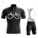 2025 New Summer Men's Short Sleeve Cycling Jersey Set Moisture-Wicking Mountain Off-Road Clothing_desvips.com