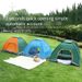 for 3-4 People, Automatic Quick-Open Picnic Camping Double Tent, Portable Foldable Outdoor Tent_desvips.com