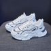 2024 Spring New Ins Korean Version Of Dad Women's Tide Student Height-increasing Sports Shoes Running Casual_desvips.com